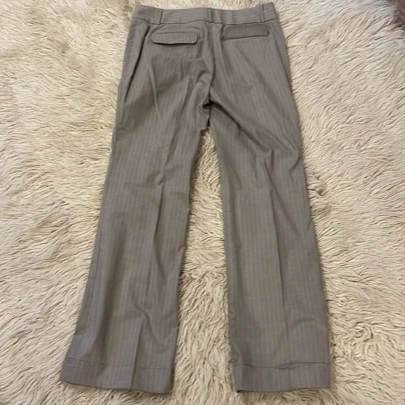 Banana Republic The Martin Fit stretch pin stripe cuffed dress slacks - Picture 4 of 7